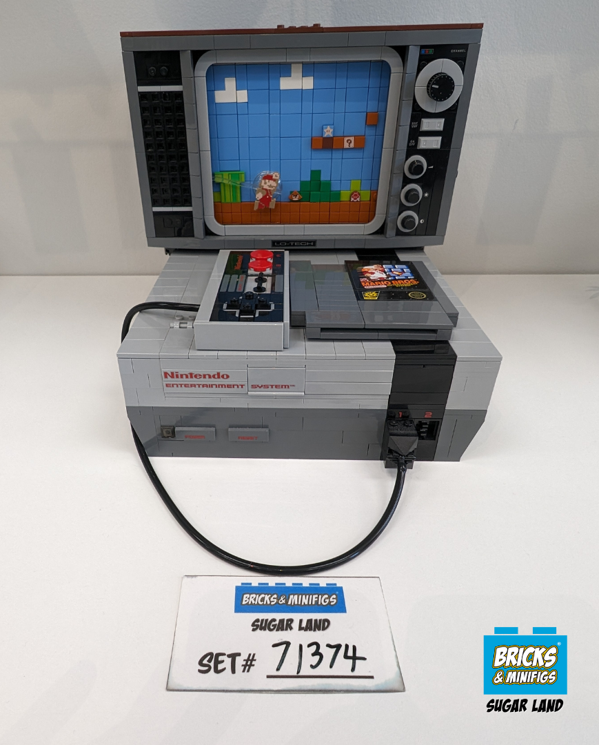 Nes console best sale lego set