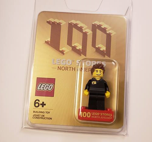 46AB8 - 100 LEGO Stores - North America Minifigure (R)