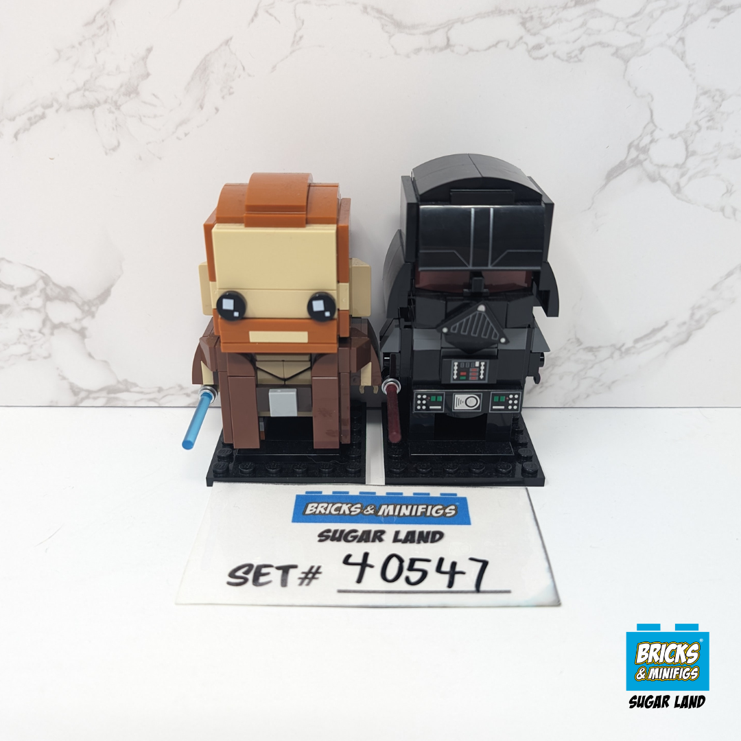 40547 - Obi-Wan Kenobi & Darth Vader Brickheadz (U)