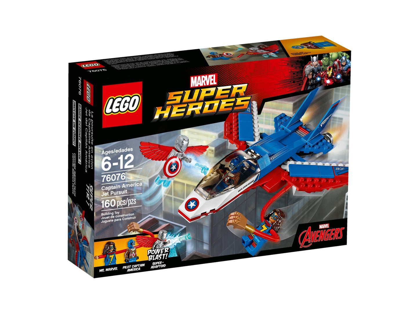 76076 - Captain America Jet Pursuit (R)