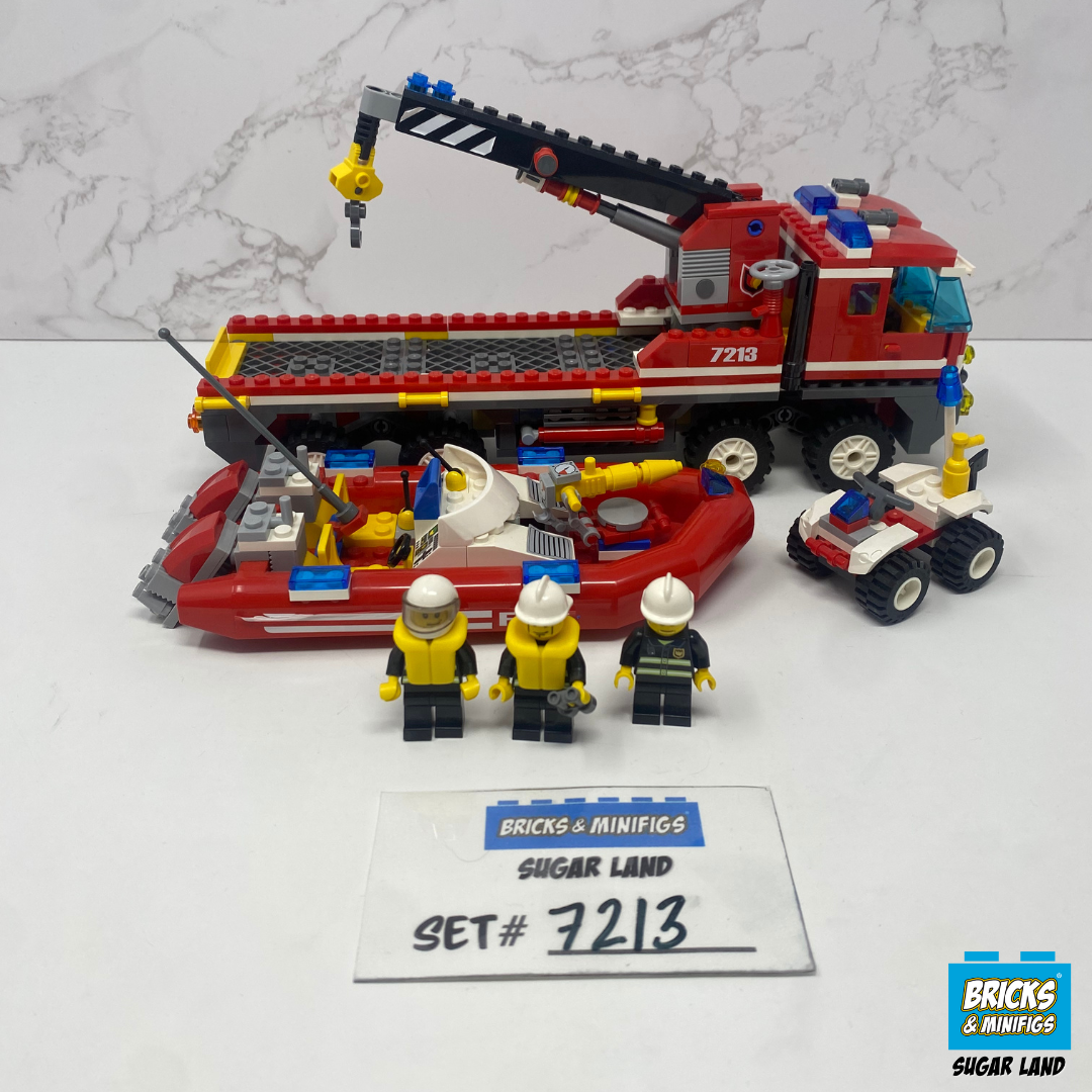 7213 - Off-Road Fire Truck & Fireboat (U)