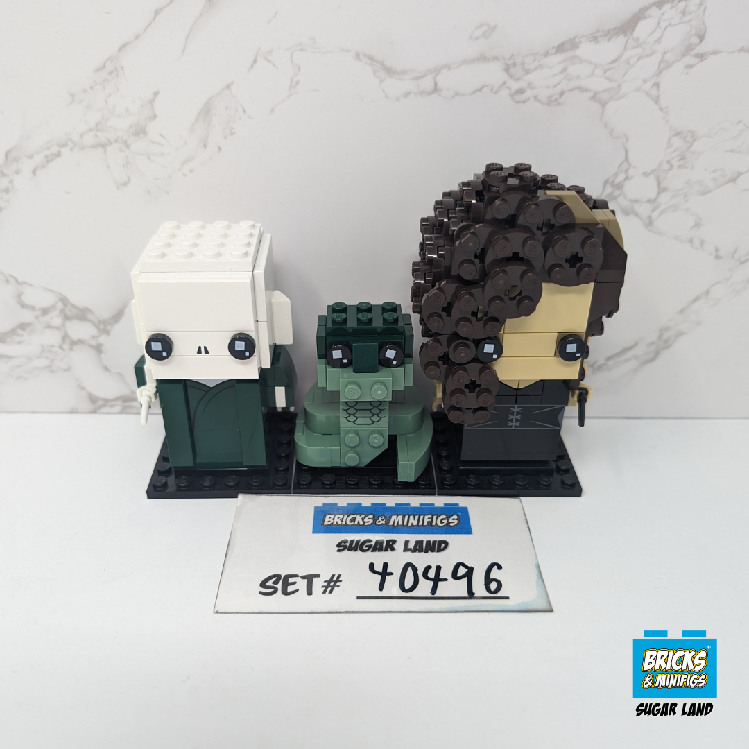 40496 - Voldemort, Nagini and Bellatrix Brickheadz (U)